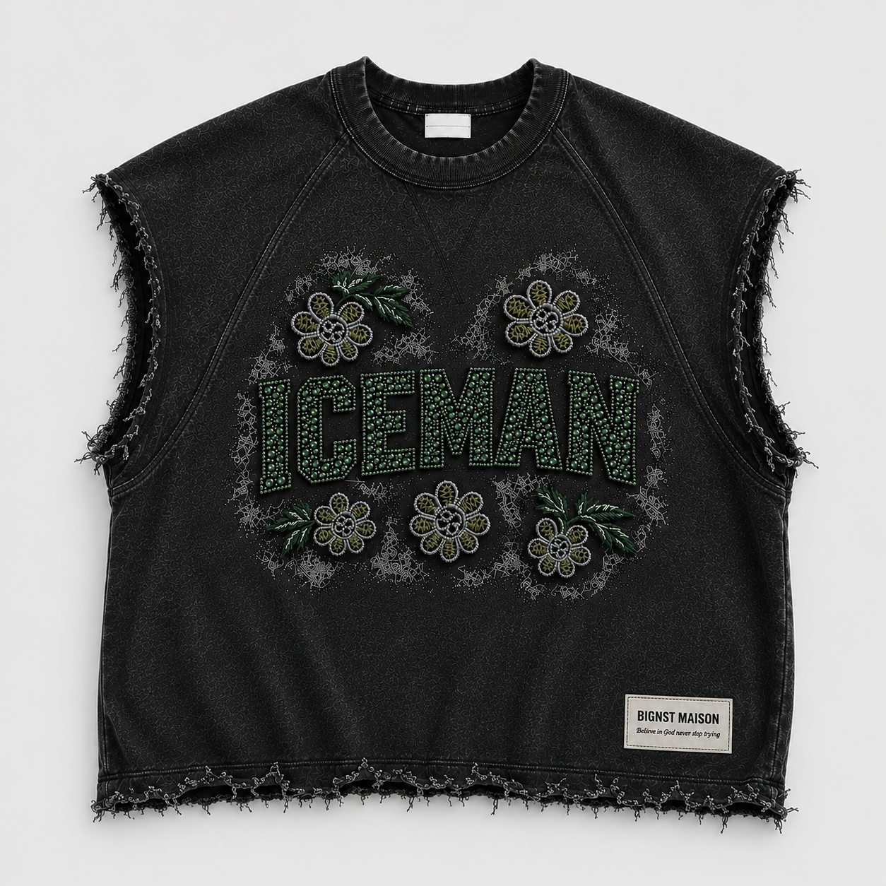 ICEMAN Vest — Black Bloom